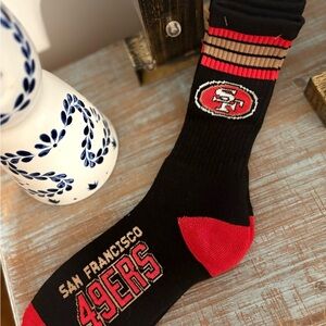NFL San Francisco 49ers Black and Red Casual Socks